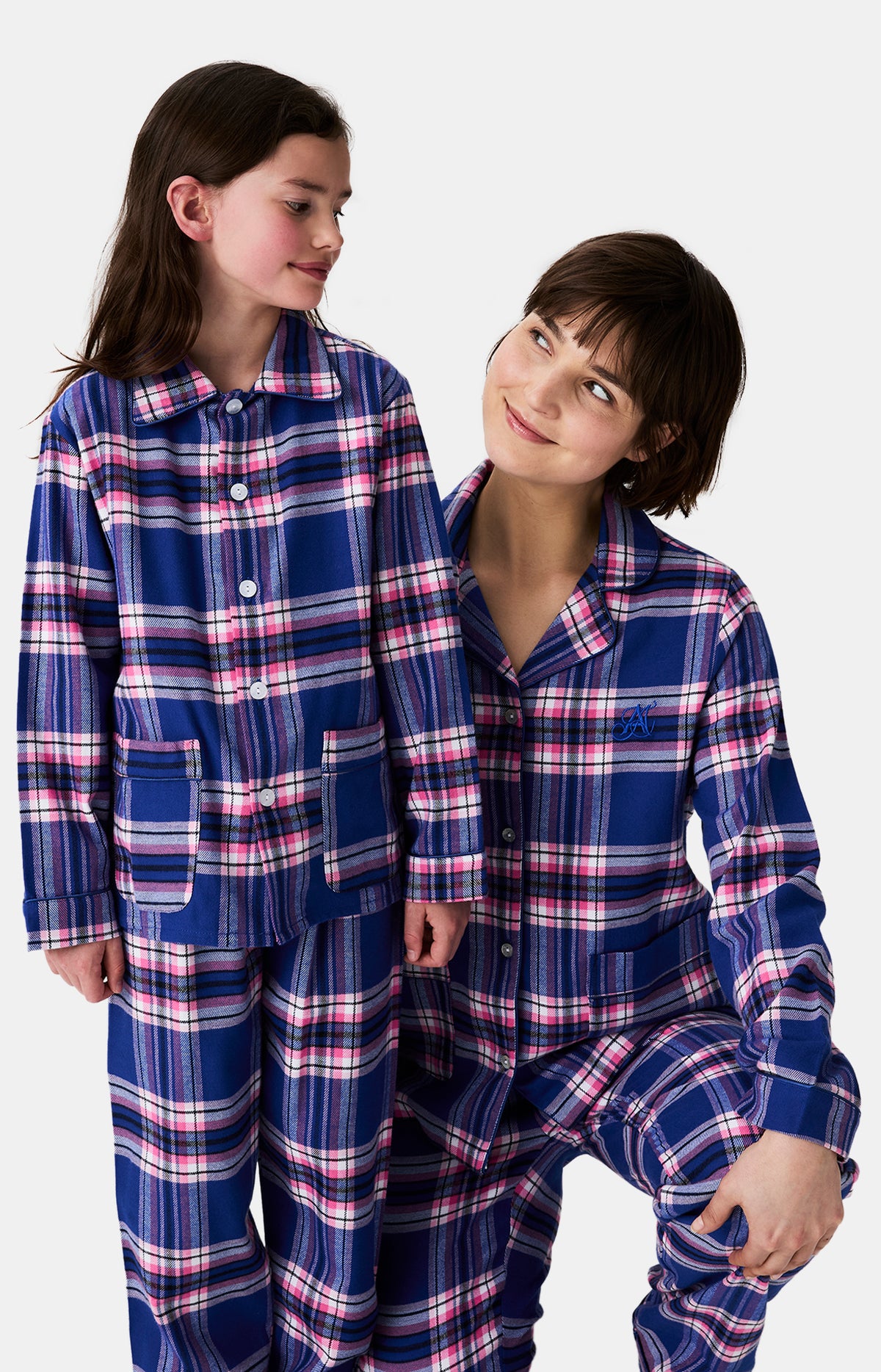 Ranrann Ensemble Pyjama Flanelle Enfant Fille Garçon - Pyjama Polaire Chaud Vêtement De Nuit 2-14 Ans