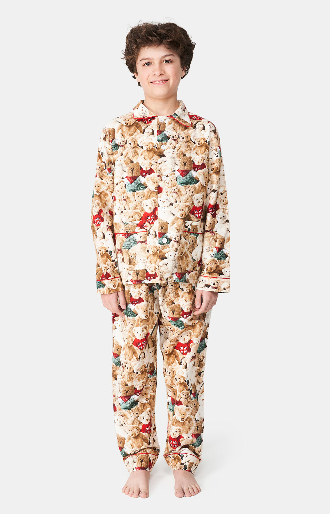 Pyjama chaud enfant ourson teddy 1