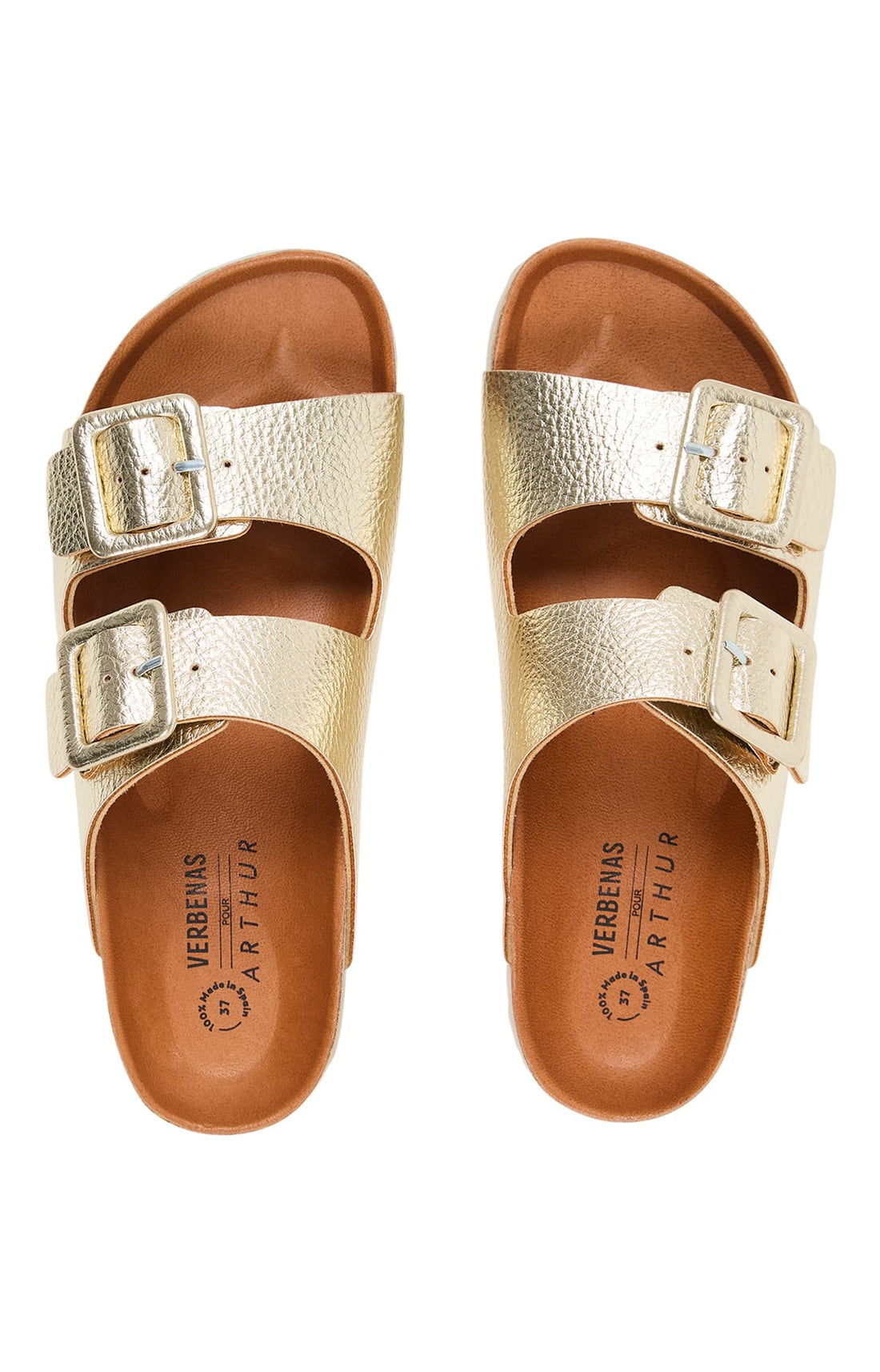 Sandales - Cuir gold