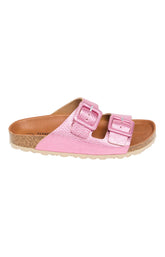Sandales cuir Rose 3