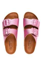 Sandales cuir Rose 2