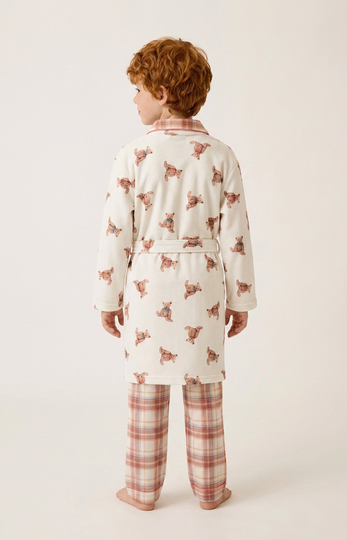 Robe de chambre enfant en micropolaire - Old Teddy