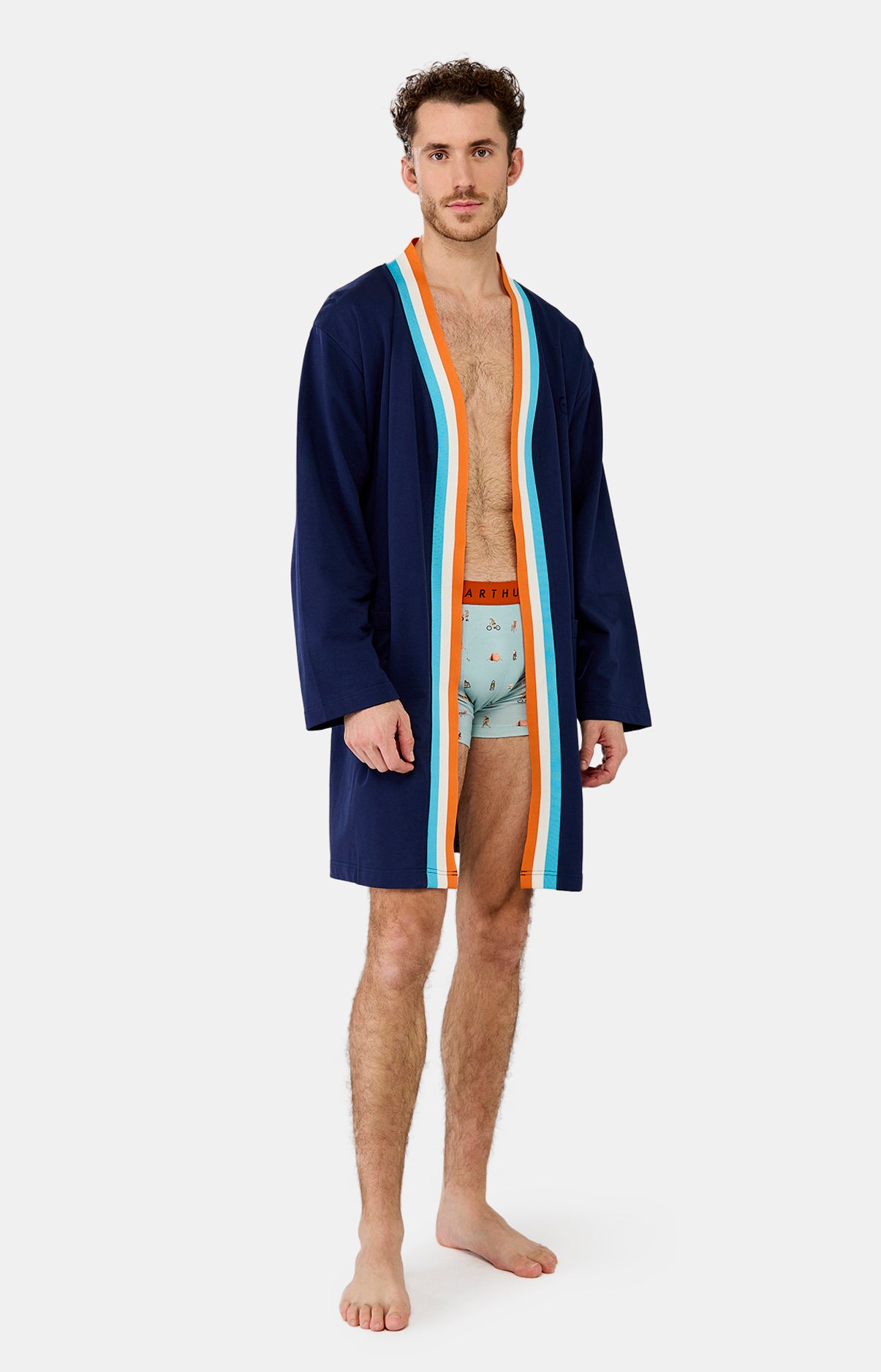 Robe de chambre Homme Marine 5