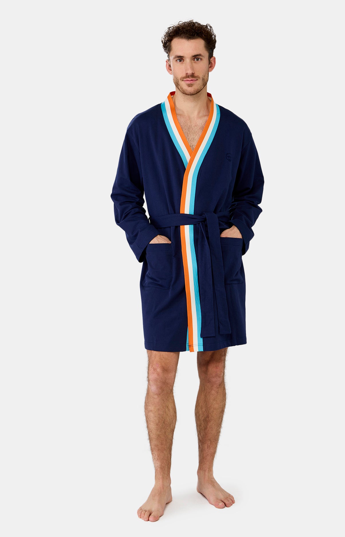 Robe de chambre Homme Marine 1