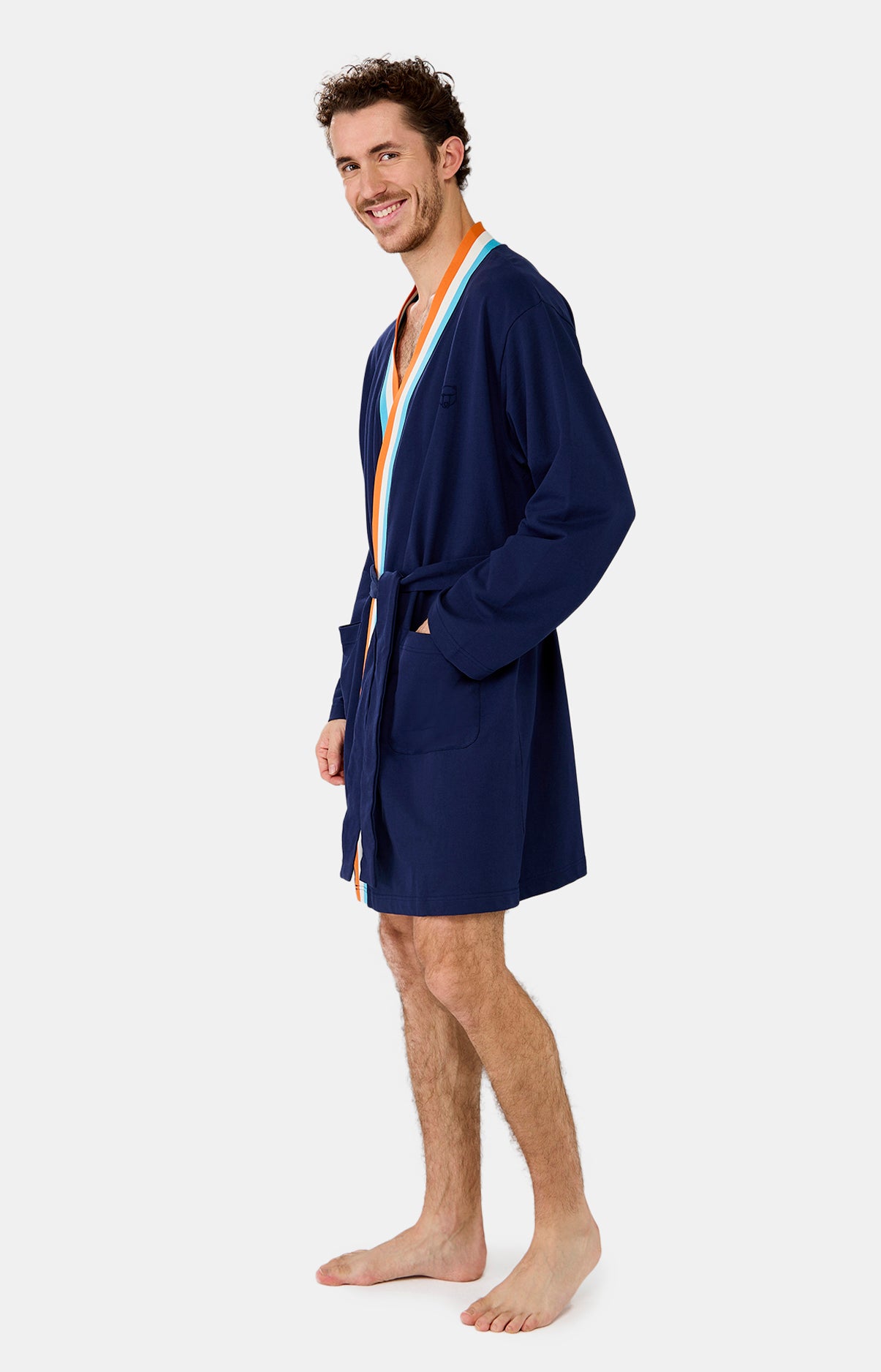 Robe de chambre Homme Marine 2