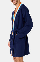 Robe de chambre Homme Marine 2