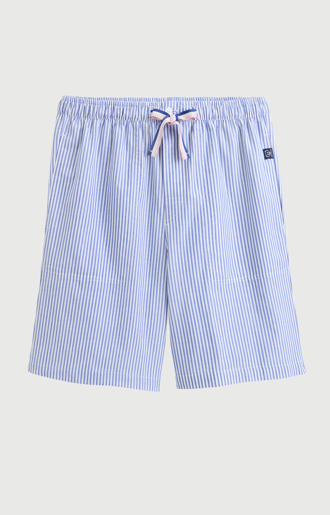 Bas Homme Rayé Imprimé rayures bleues et blanches 3