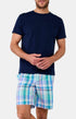 Short carreaux sete Multicolore 1