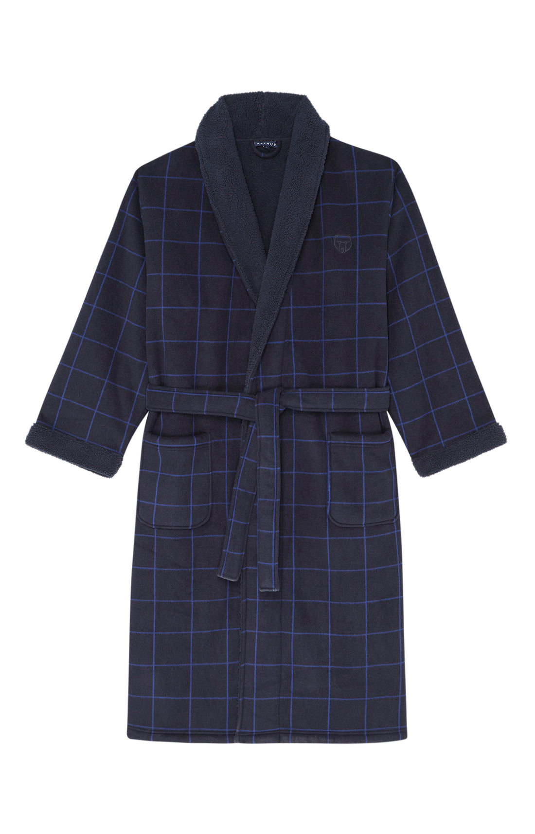 Robe de Chambre Homme polaire Windsor Marine 2
