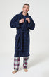 Robe de Chambre Homme polaire Windsor Marine 1