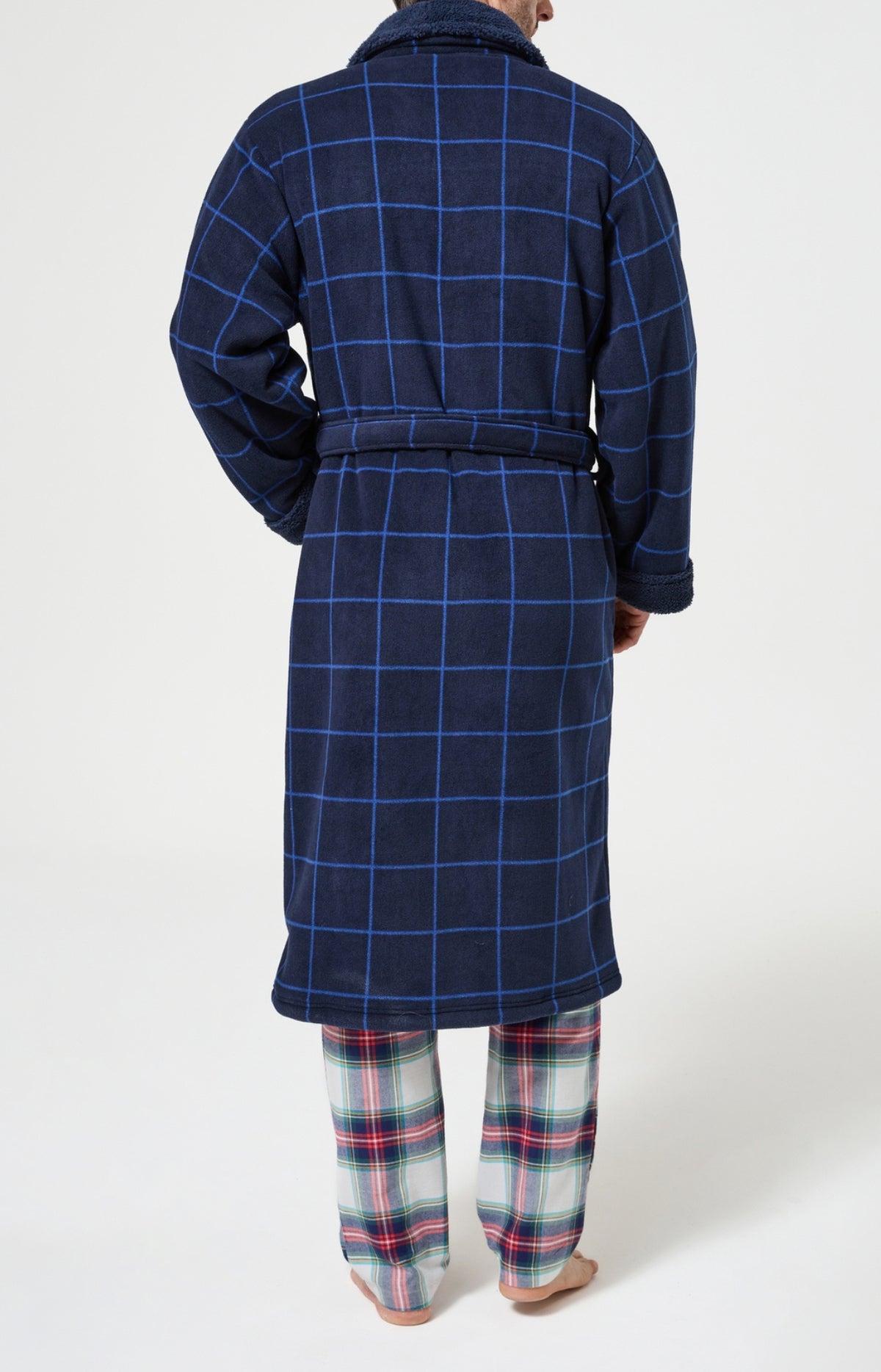 Robe de Chambre Homme polaire Windsor Marine 6