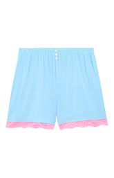 Short Femme Turquoise Bleu 3
