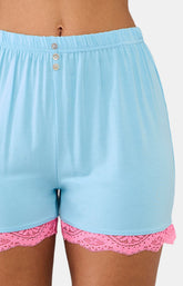 Short Femme Turquoise Bleu 4