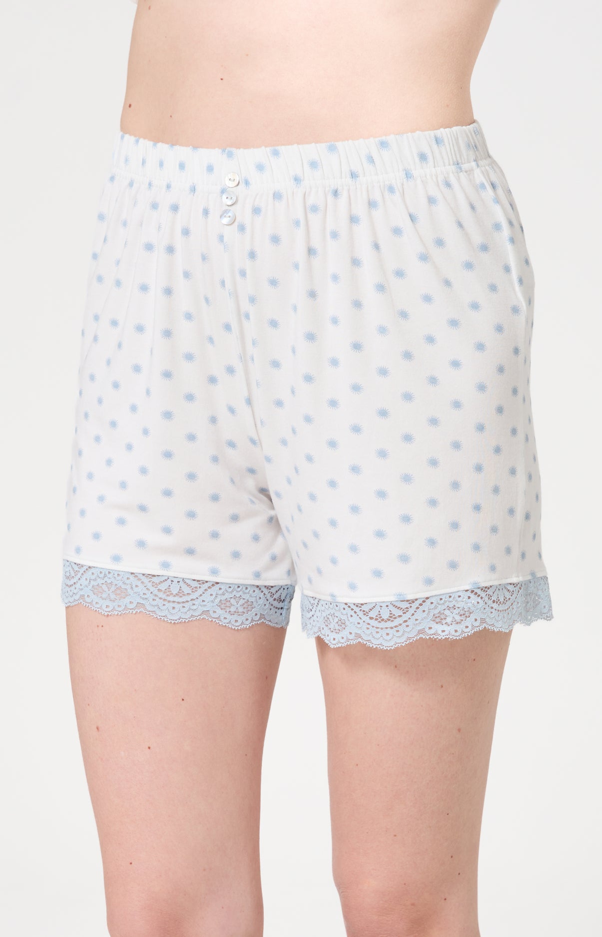 Bas Femme Soleil Imprimé soleils oranges 2