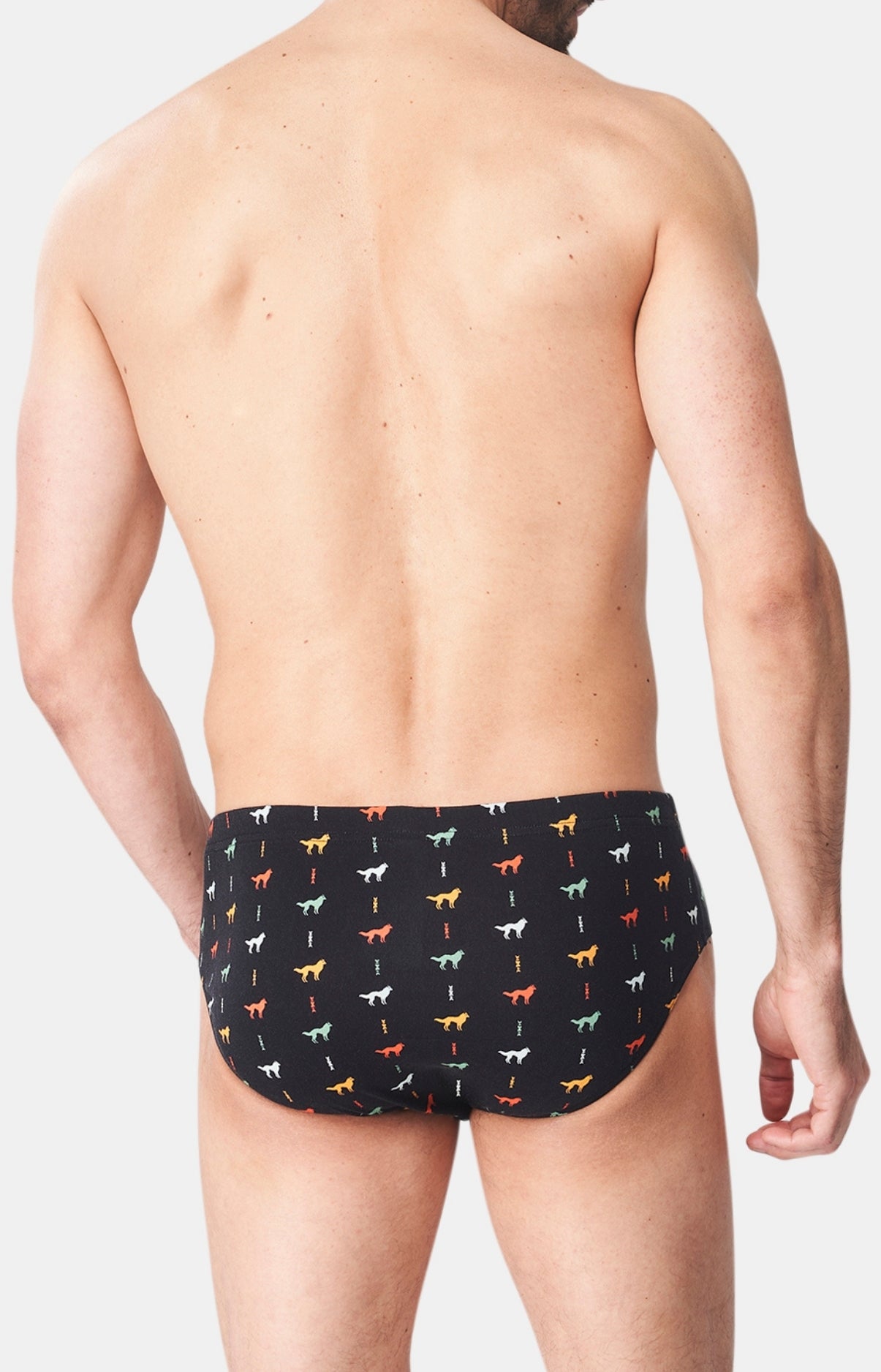 Slip Homme Jeune loup Noir 5