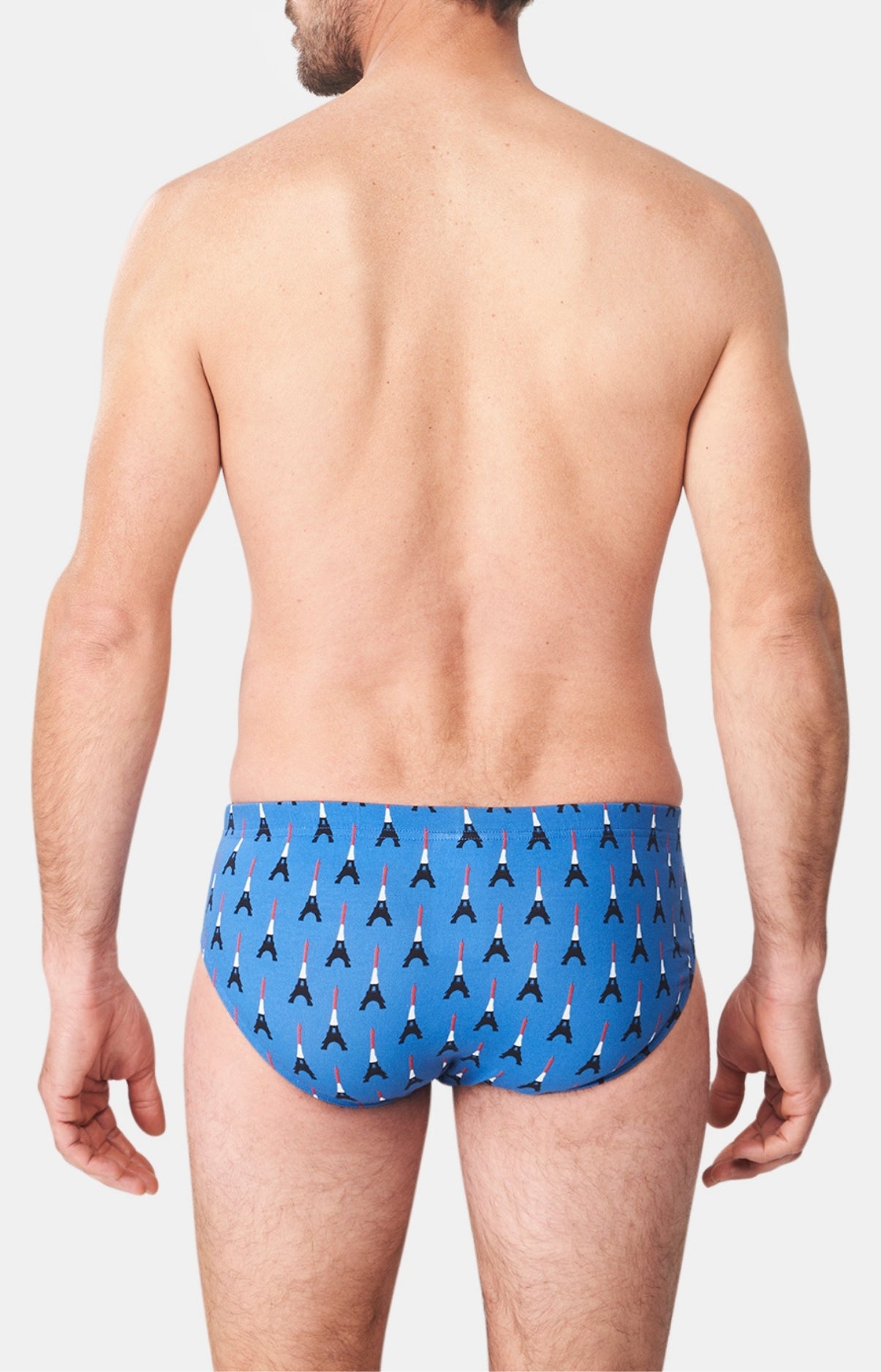 Slip Homme Tour Eiffel Bleu 5