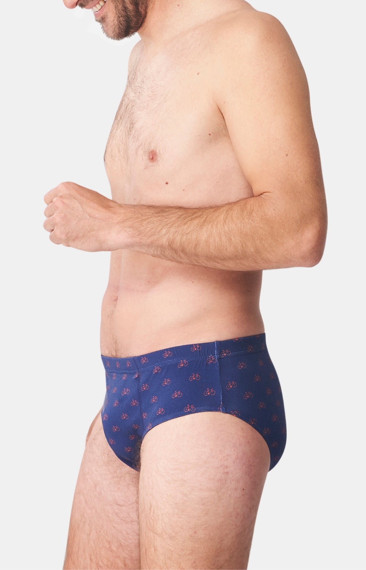 Slip Homme Petit Vélo Marine 4