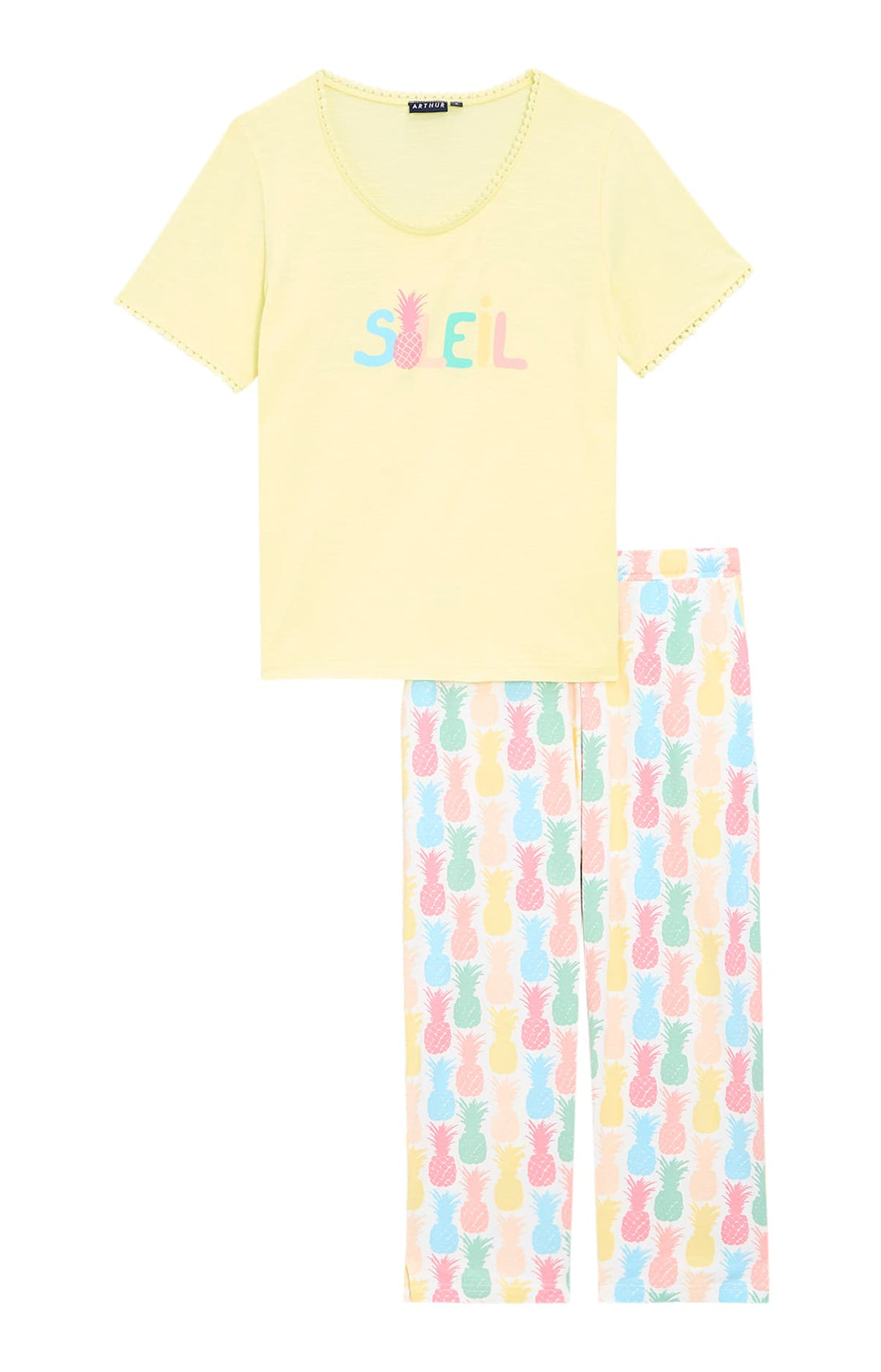 Pyjacorsaire Femme ananas Vanille 3