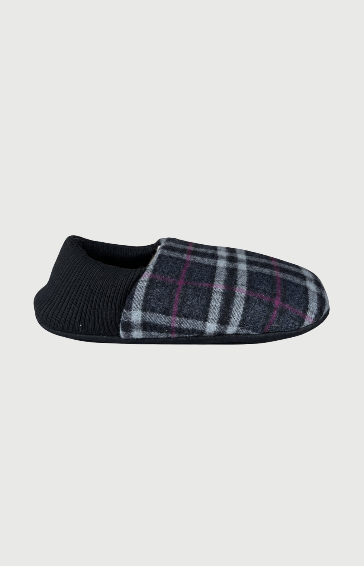 Chaussons en cuir et laine Homme Minuit 1