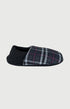 Chaussons en cuir et laine Homme Minuit 1