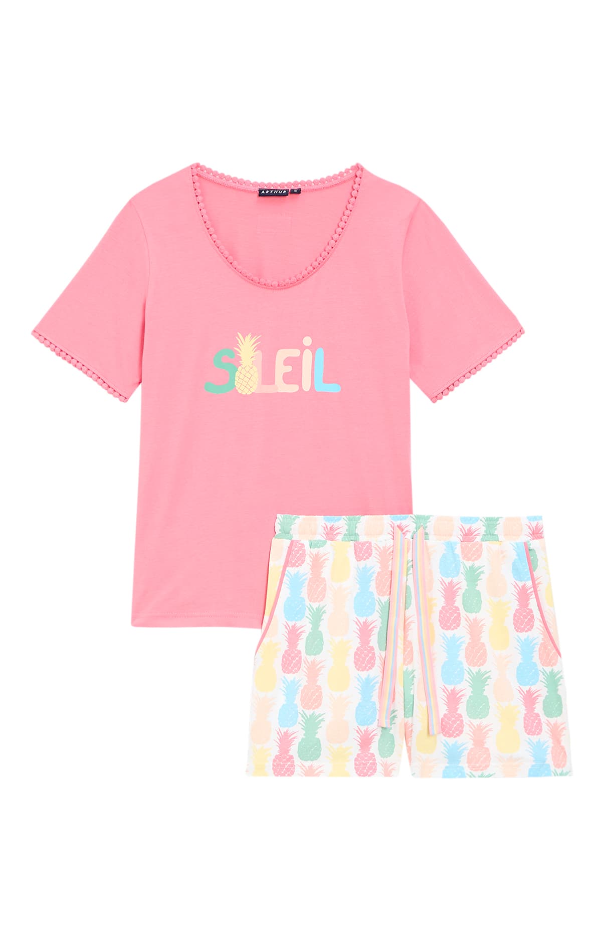 Pyjashort Ananas - Vanille 3