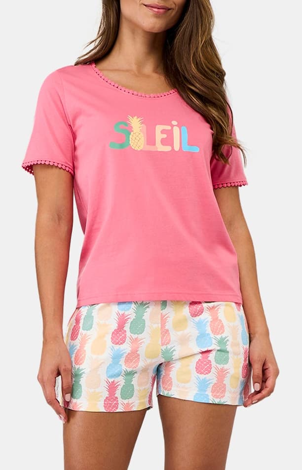 Pyjashort Ananas - Vanille 1