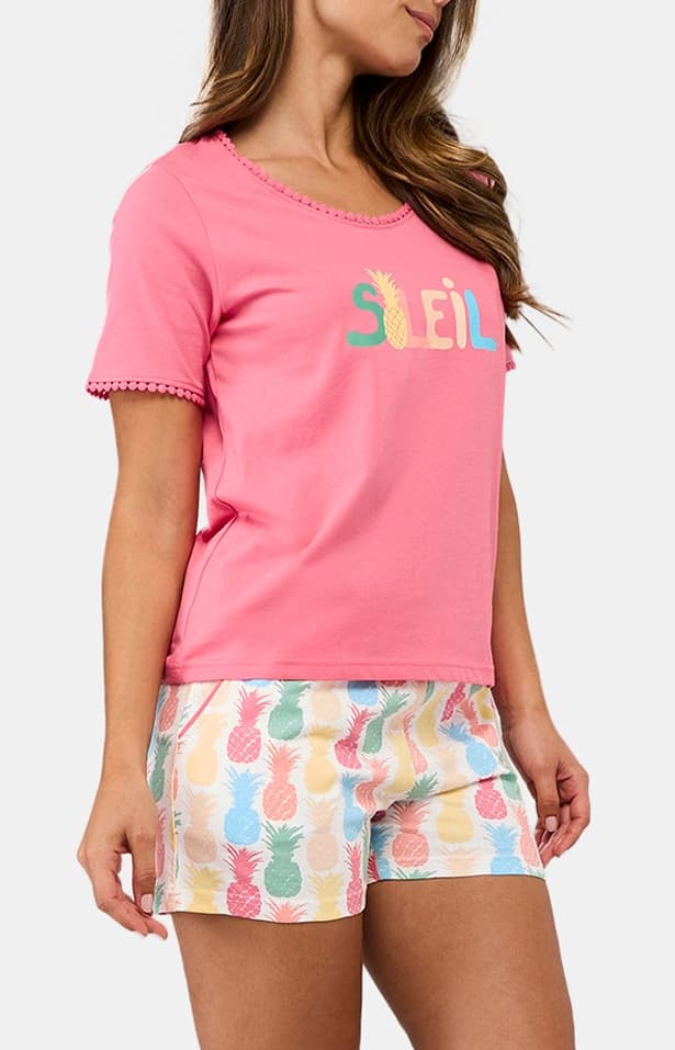 Pyjashort Ananas - Vanille 4