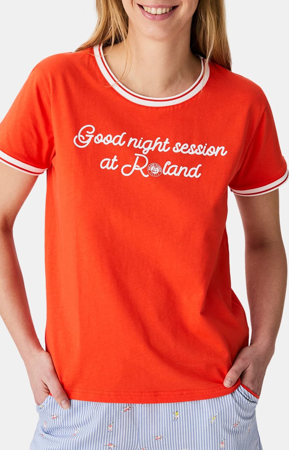 Pyjashort Femme Good night session Orange 2