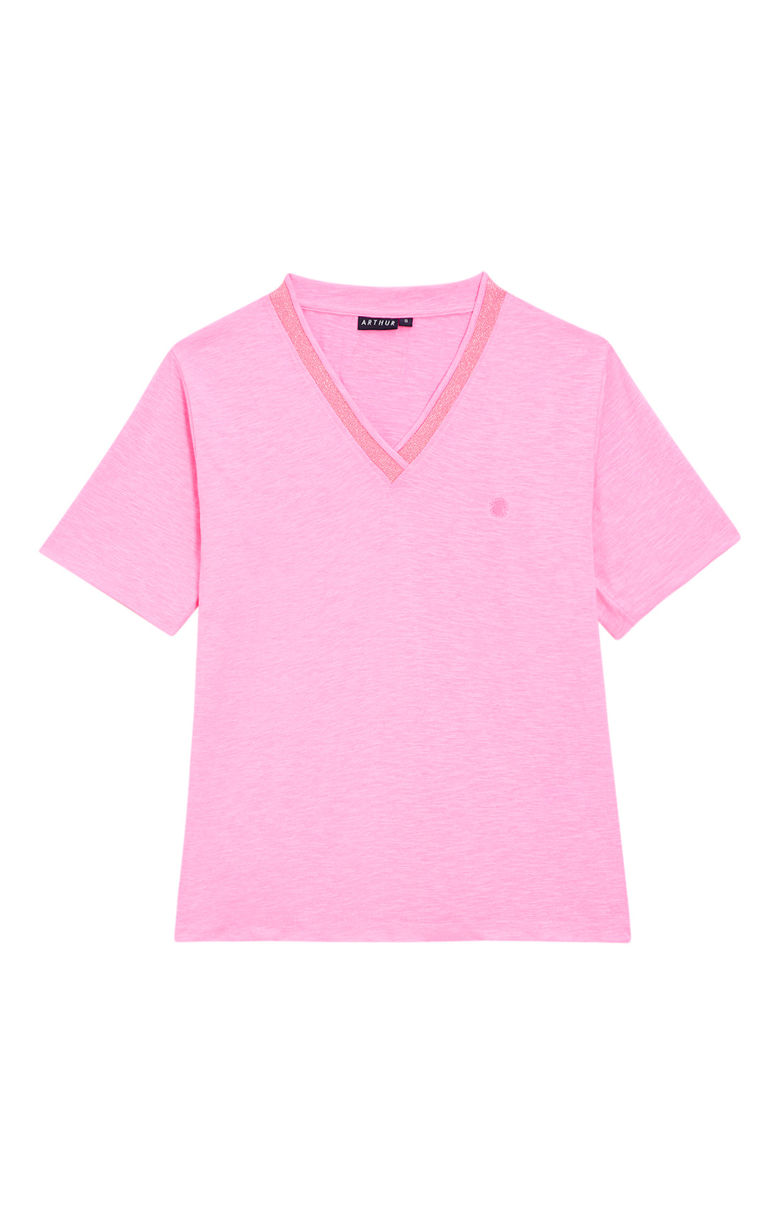 Tee-shirt Femme Rose fluo 3