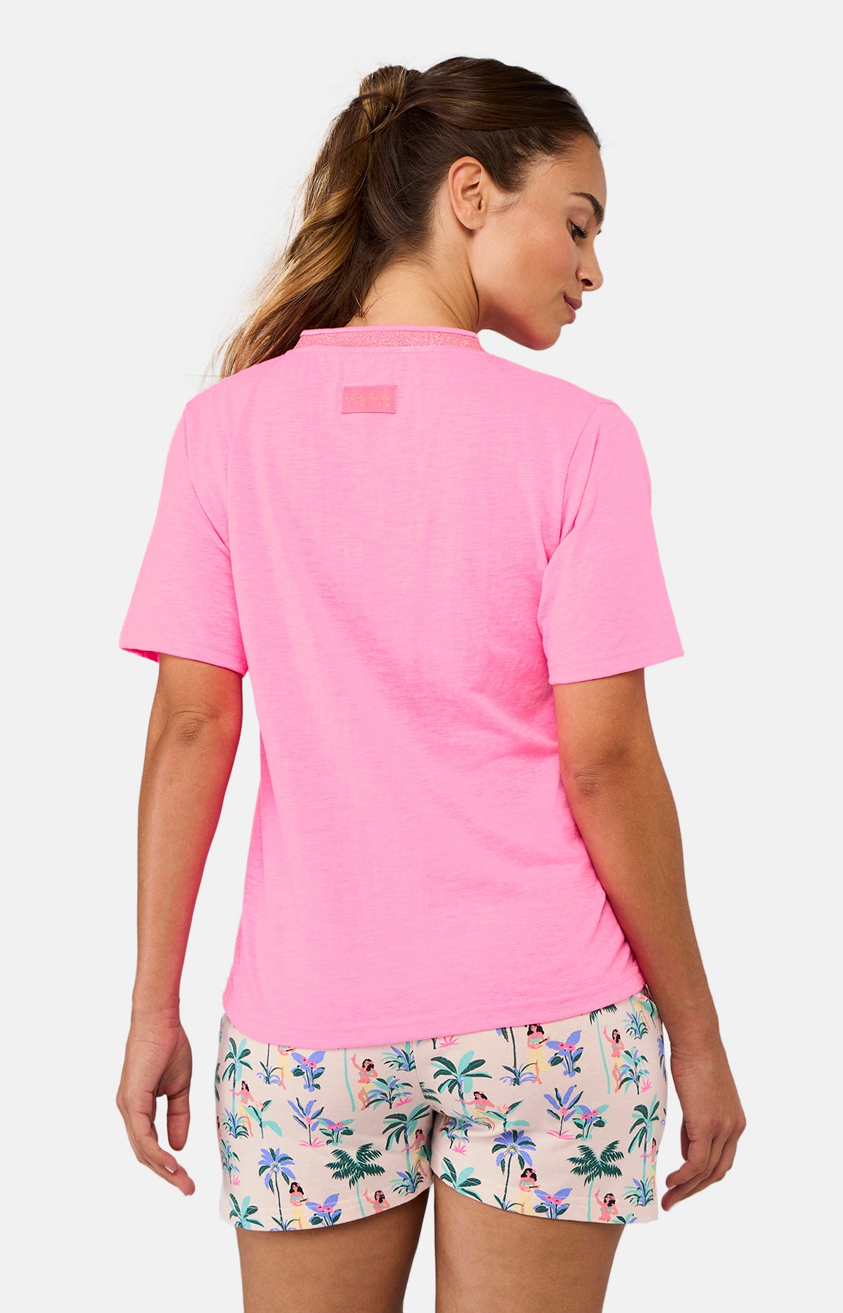 Tee-shirt Femme Rose fluo 6