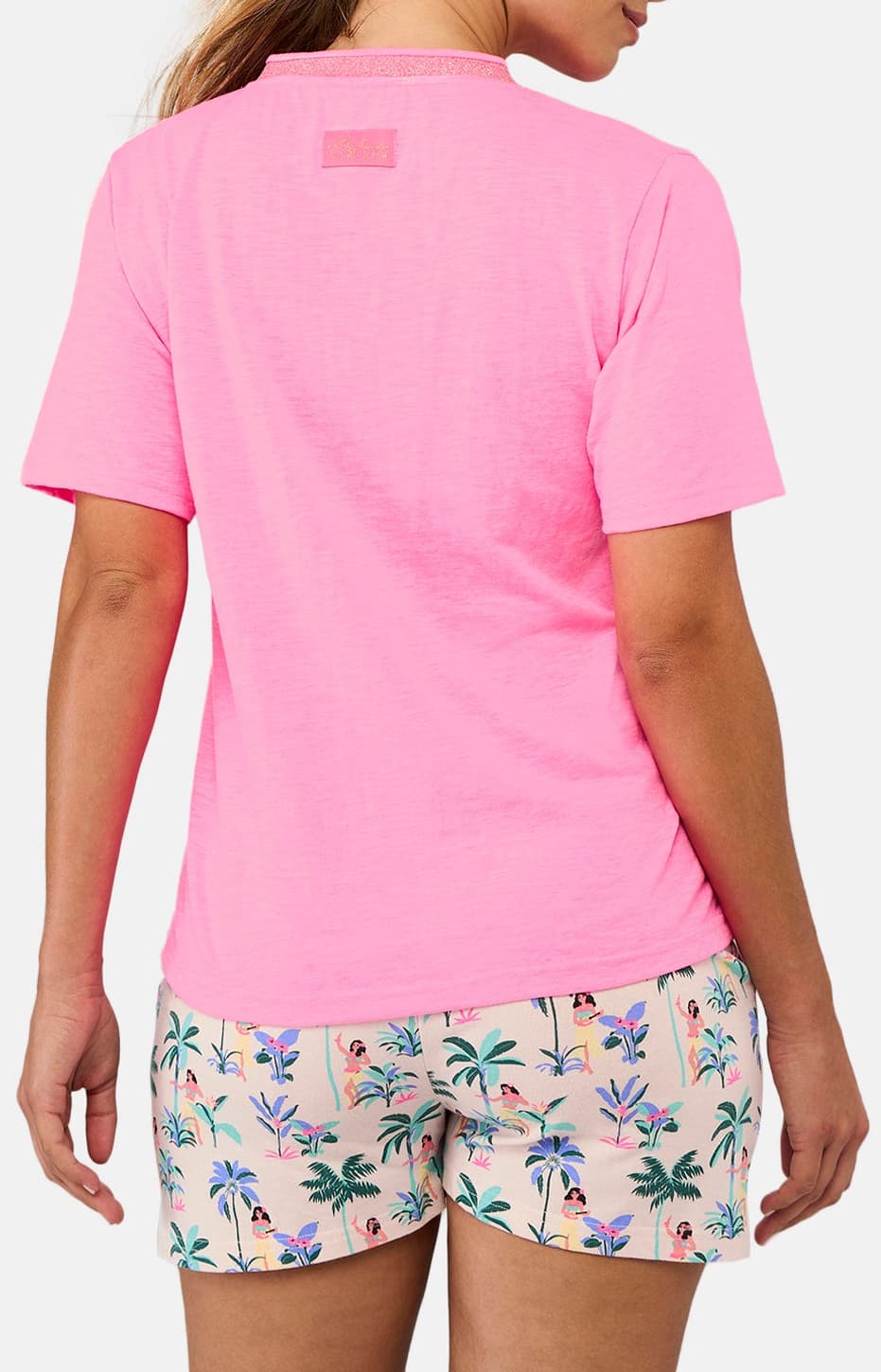 Tee-shirt - Fluo Rose