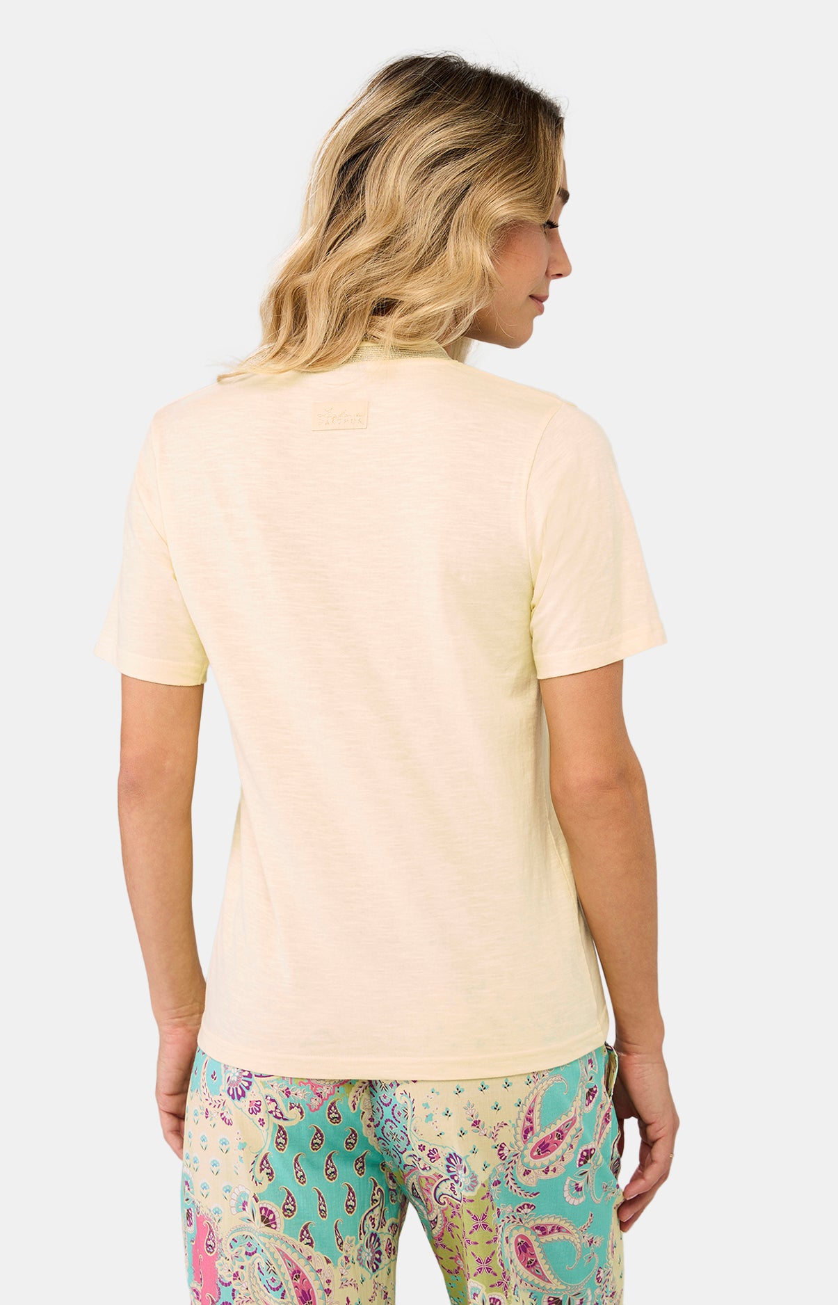 Tee-shirt Femme Jaune 17