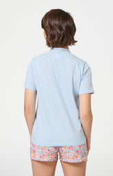 Haut Femme Soleil Manches courtes Couleur CIEL 5