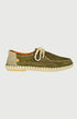 Mocassins espadrilles en daim à lacets couleur kaki Truman homme 2