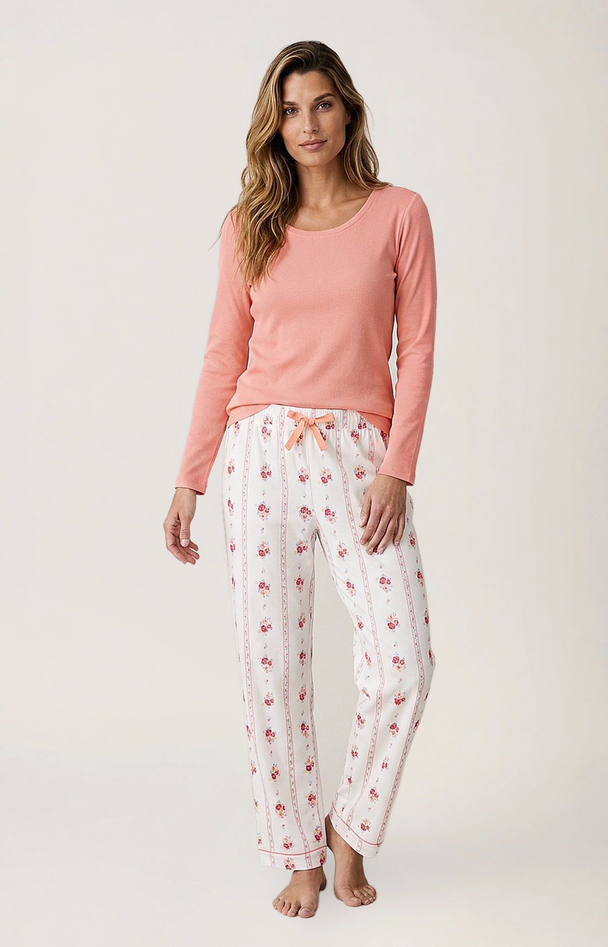 Tee-shirt manches longues en jersey de coton et modal - Coralie