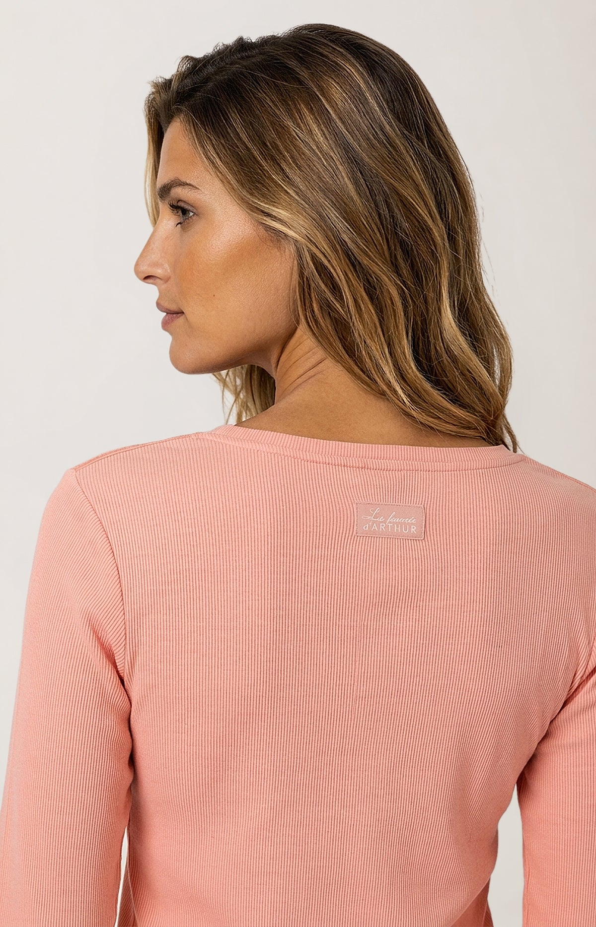 Tee-shirt manches longues en jersey de coton et modal - Coralie