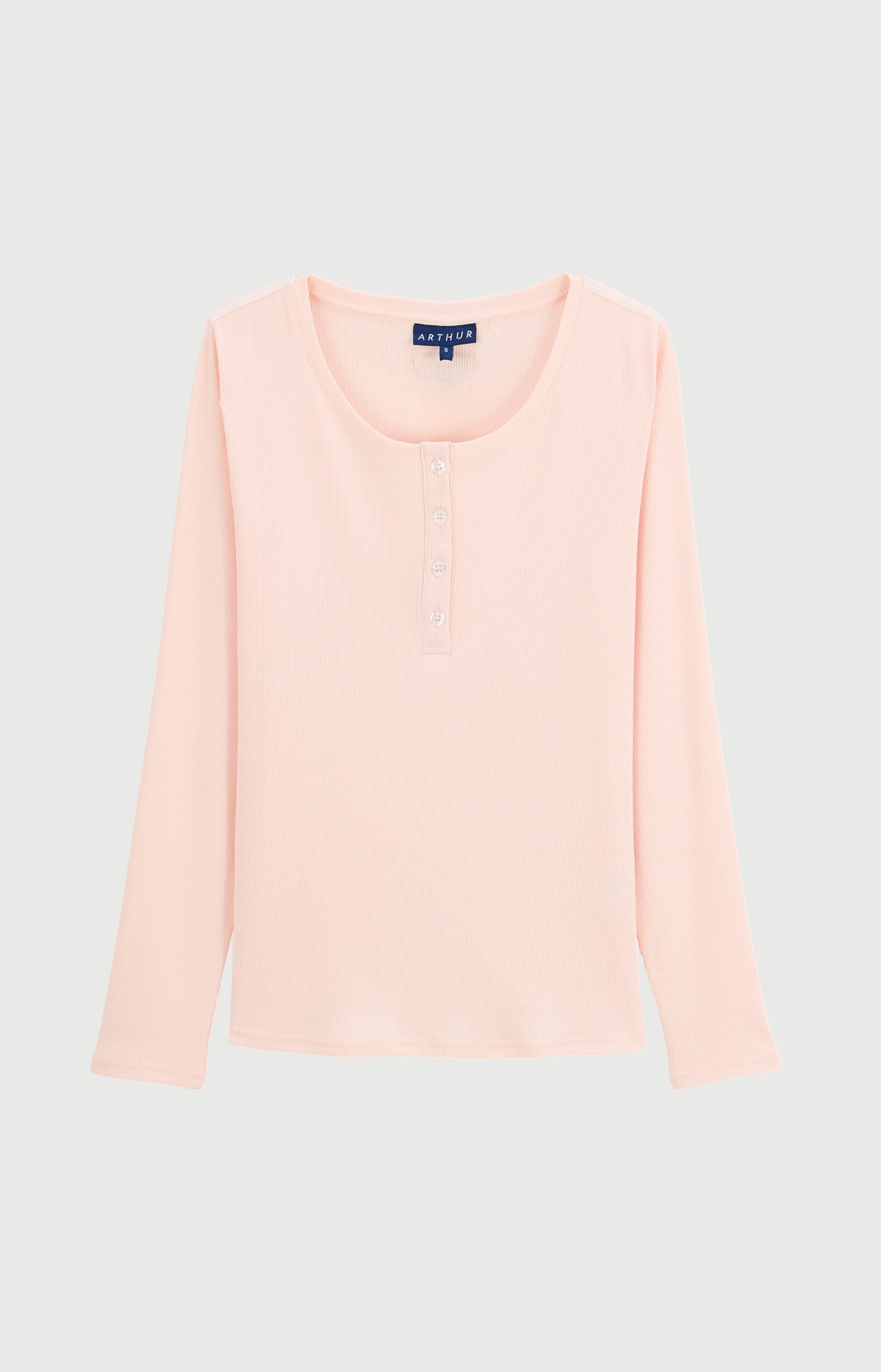 Tee-shirt manches longues en jersey de coton et modal - Magnolia