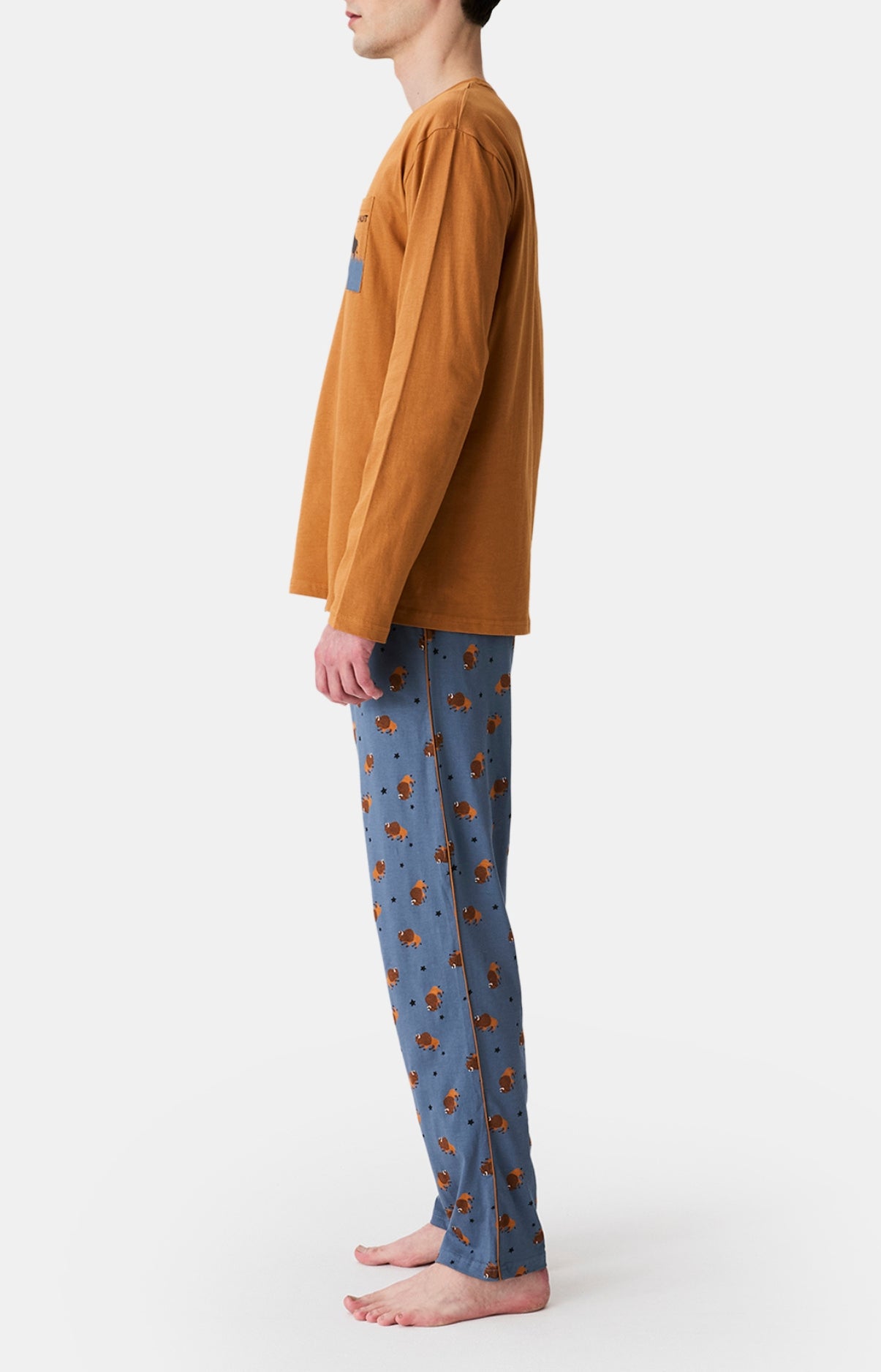 Pyjamas Homme En Plaine Nuit ARDOISE 5