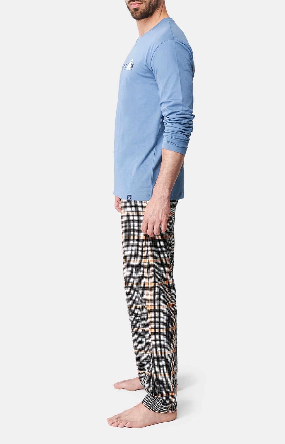 Pyjama long Femme Dans de beaux draps Noir 4