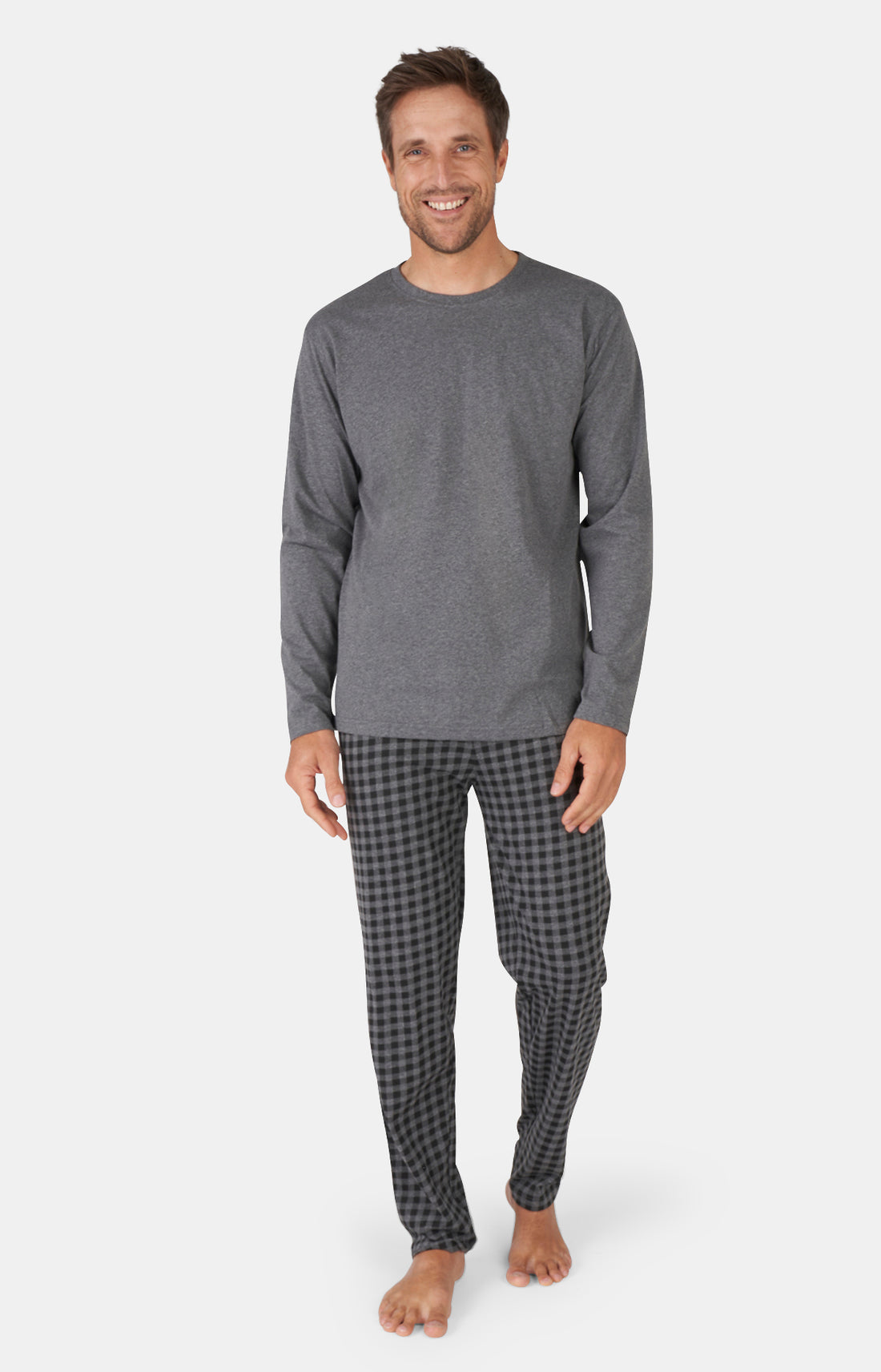 Pyjama long Homme Gris 1