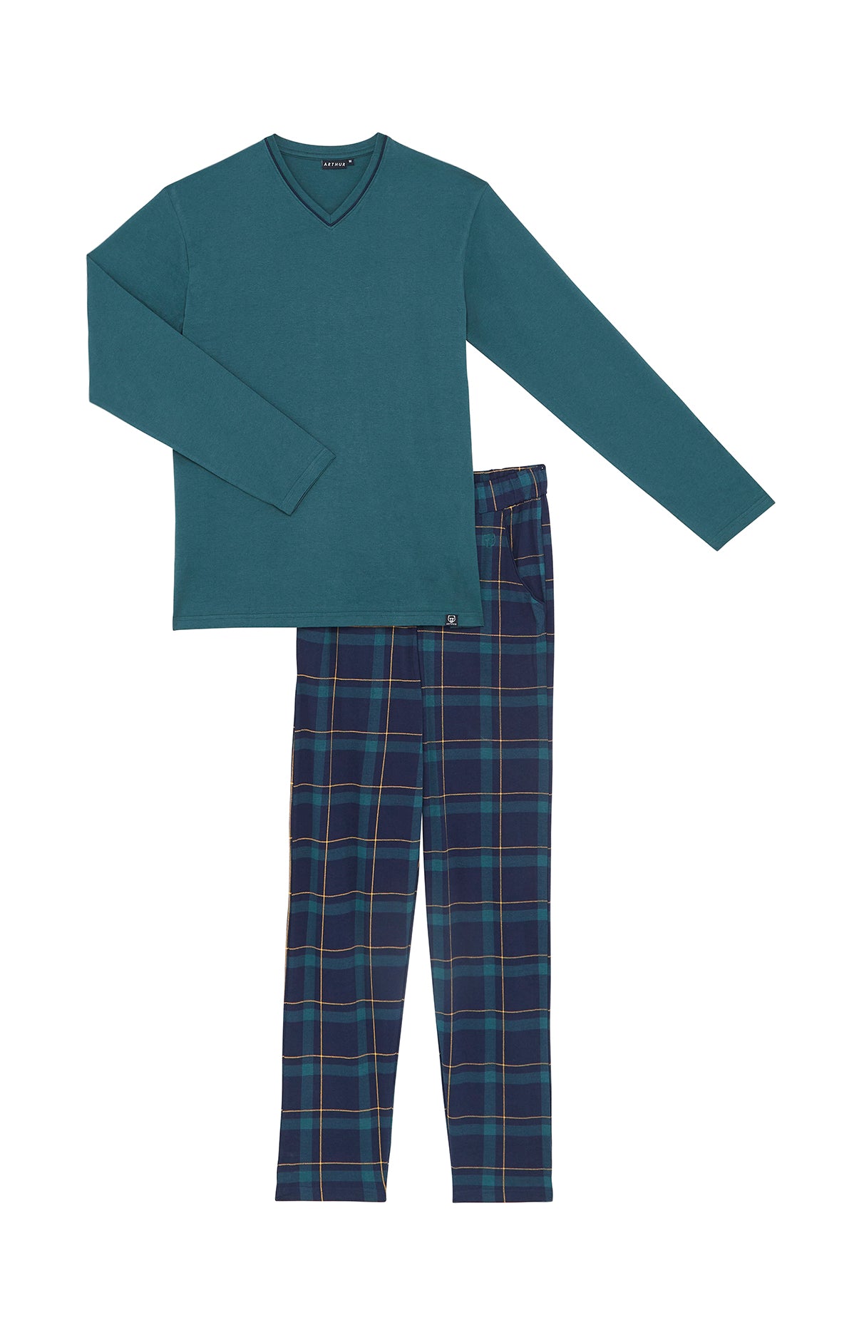 Noah Pyjamas Men's Long Pyjamas – Arthur - Main Image