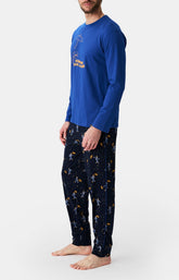 Pyjamas Homme Dormons sous la pluie GRIS 6
