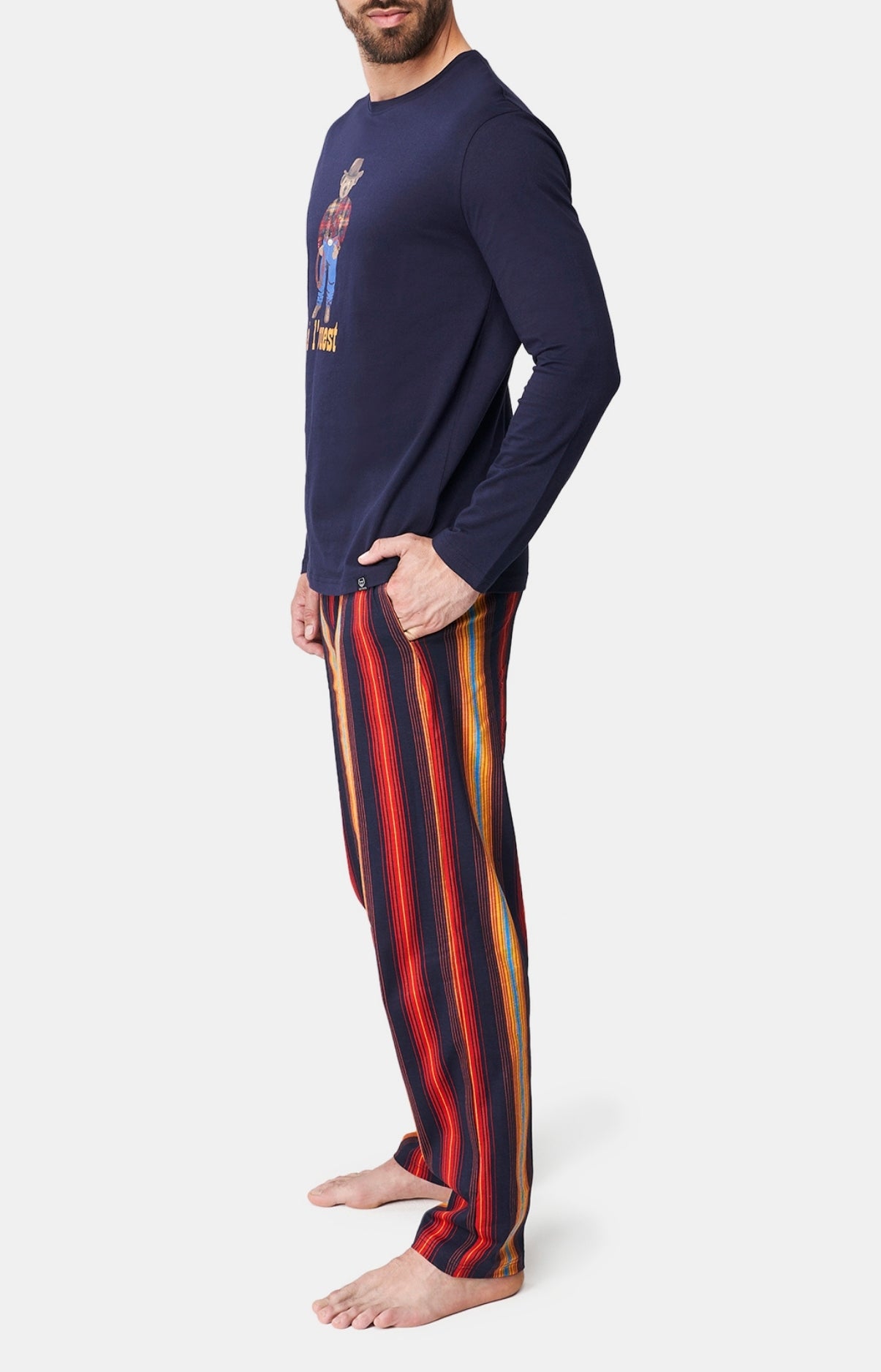 Pyjama long Homme Teddy à l&