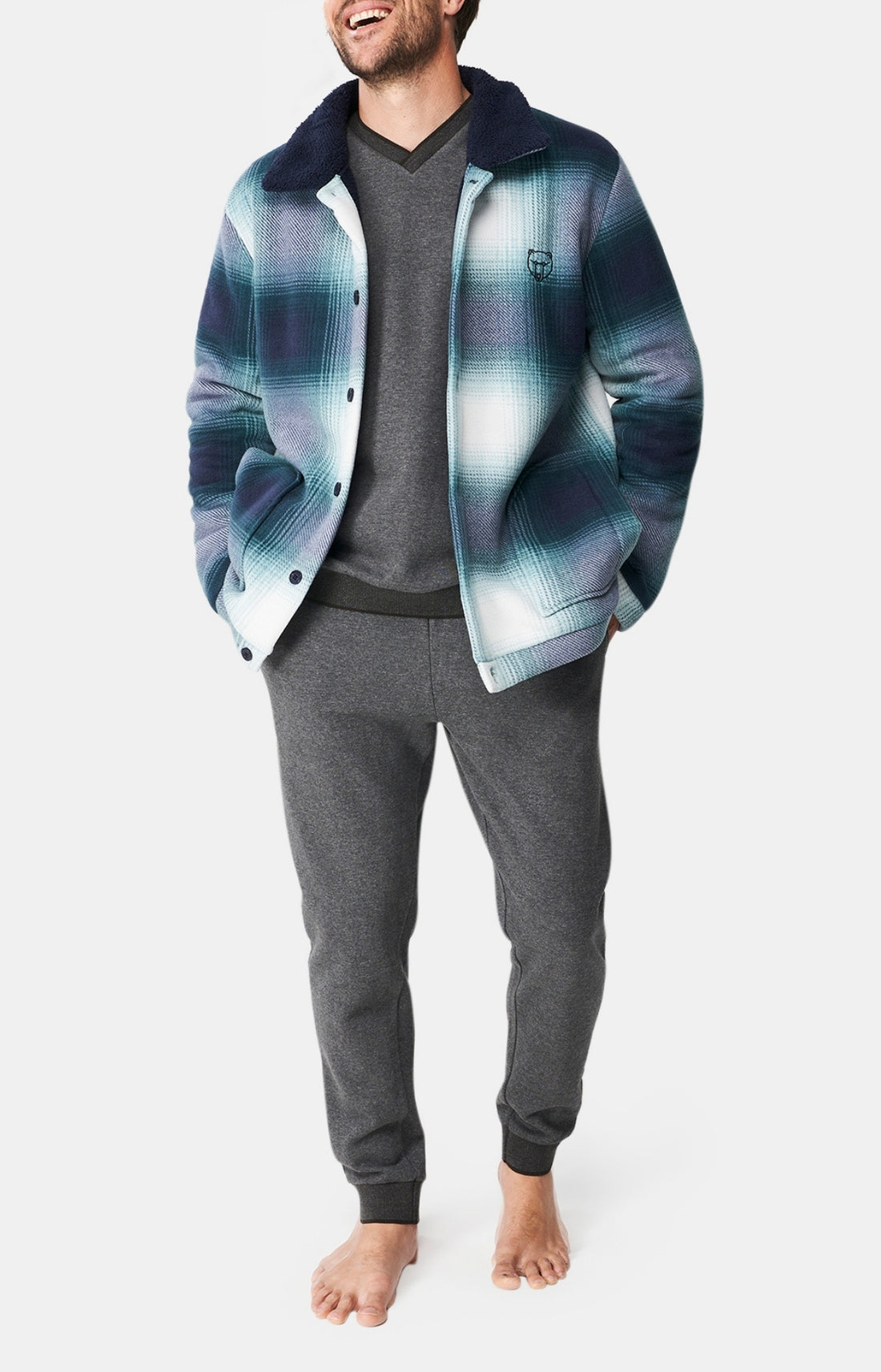 Veste Homme polaire Liam Marine 1