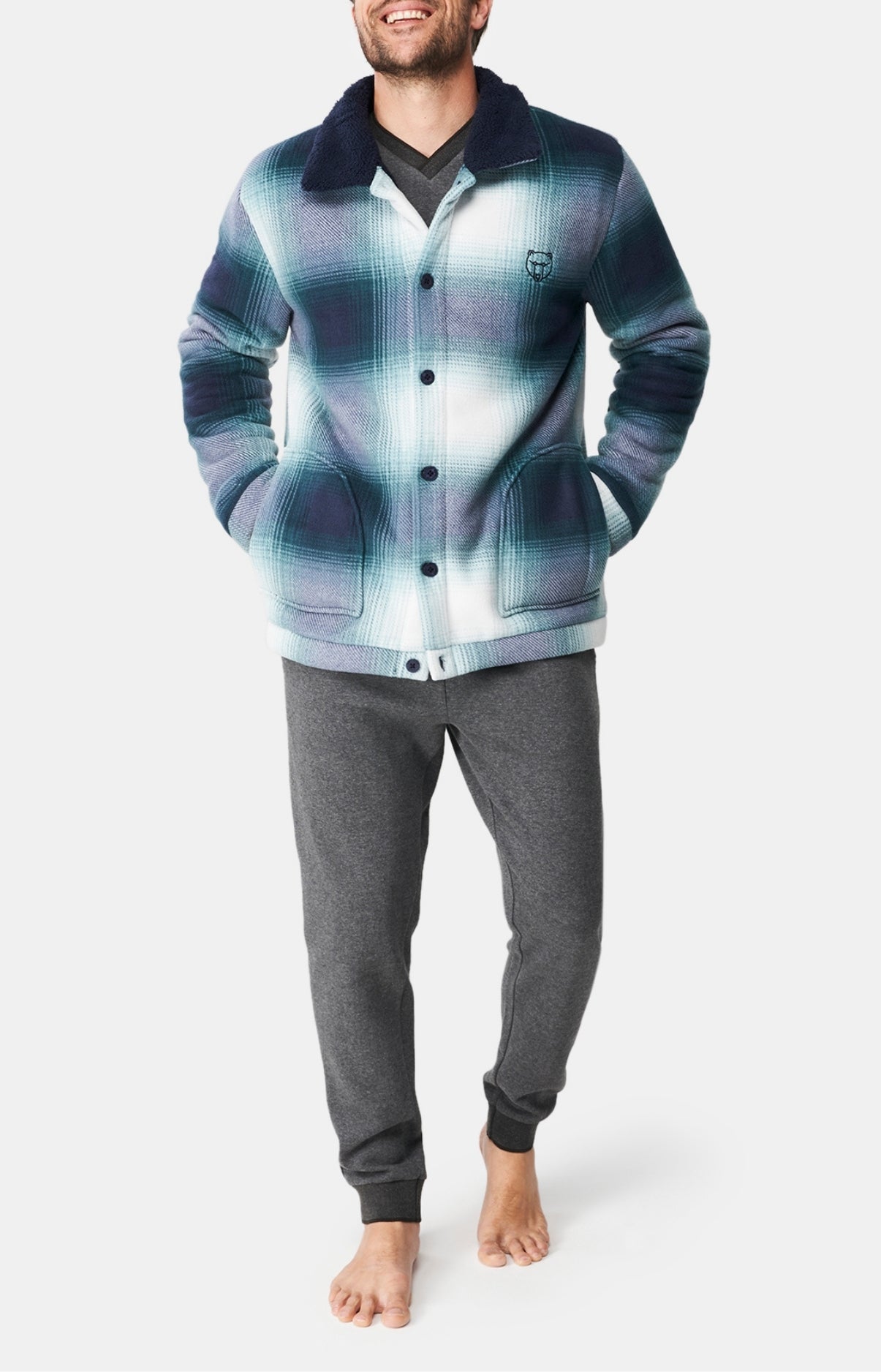 Veste Homme polaire Liam Marine 4