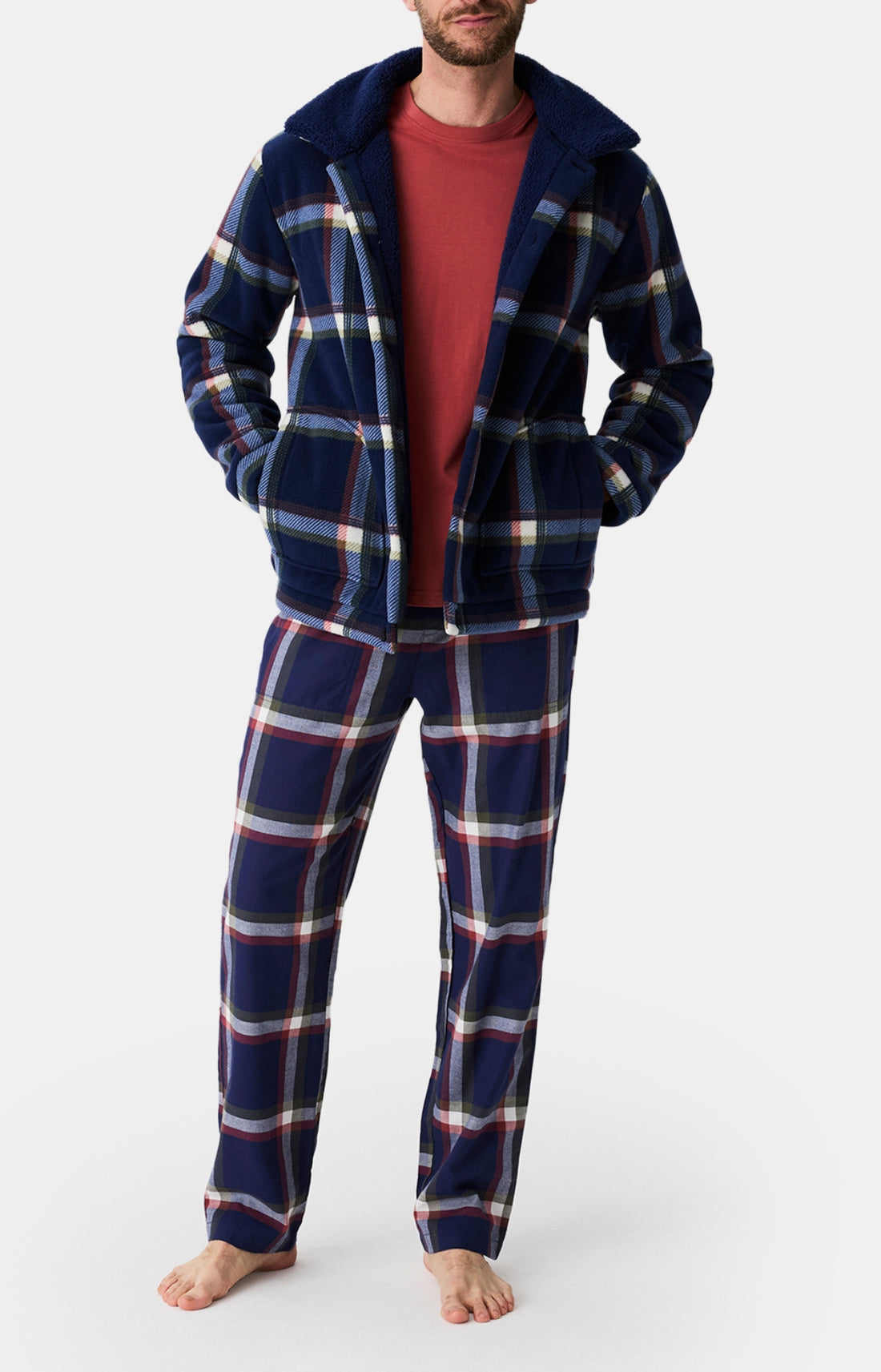 Robes de Chambre, Peignoirs &amp; Vestes Homme Luka MARINE 1