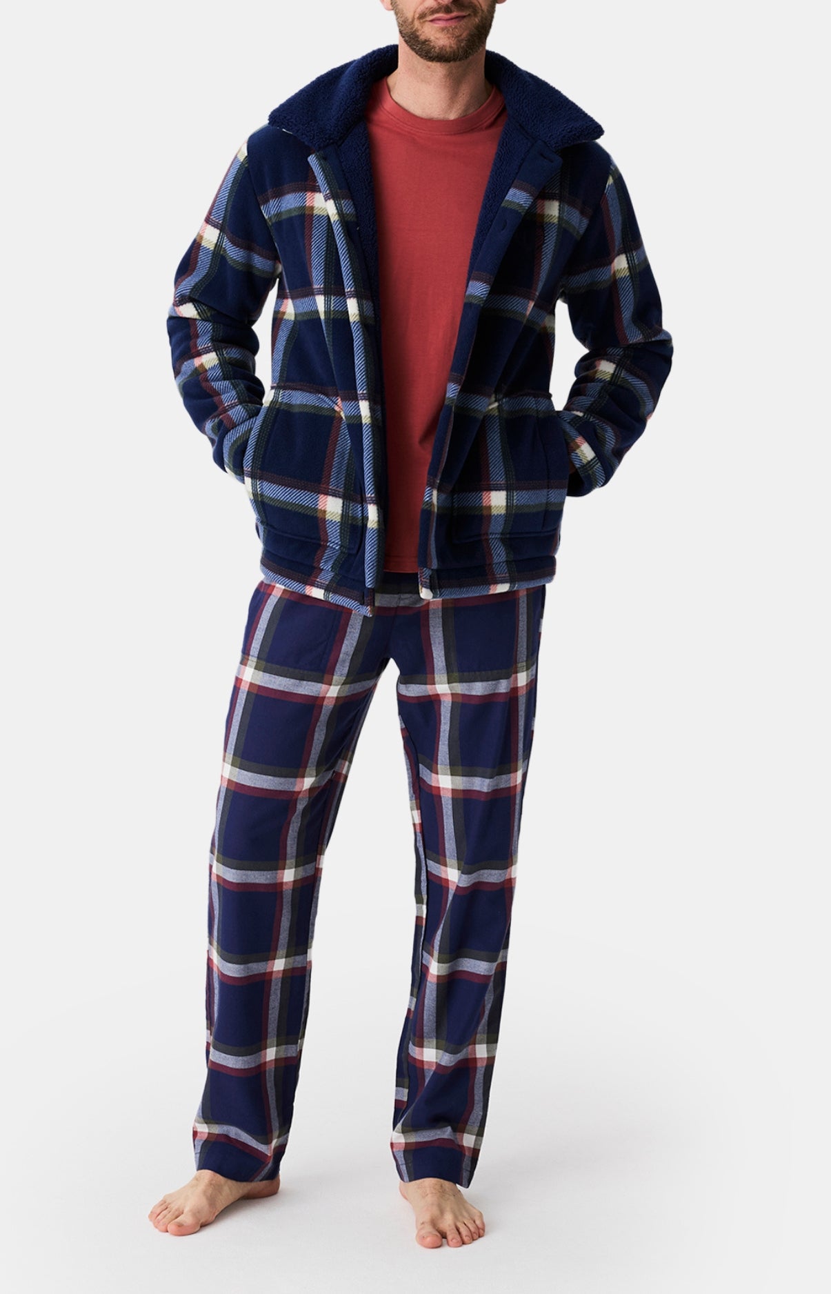 Robes de Chambre, Peignoirs &amp; Vestes Homme Luka MARINE 1