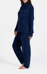 Pyjama Femme papillon de nuit Marine 3