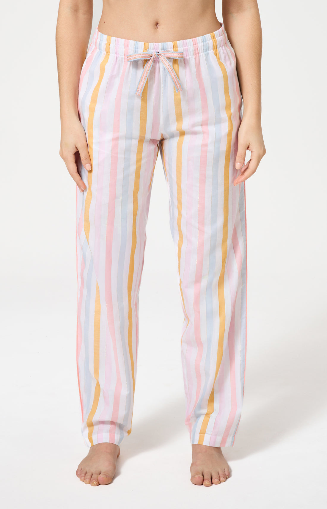 Bas Femme Maé Imprimé rayures multicolores 2