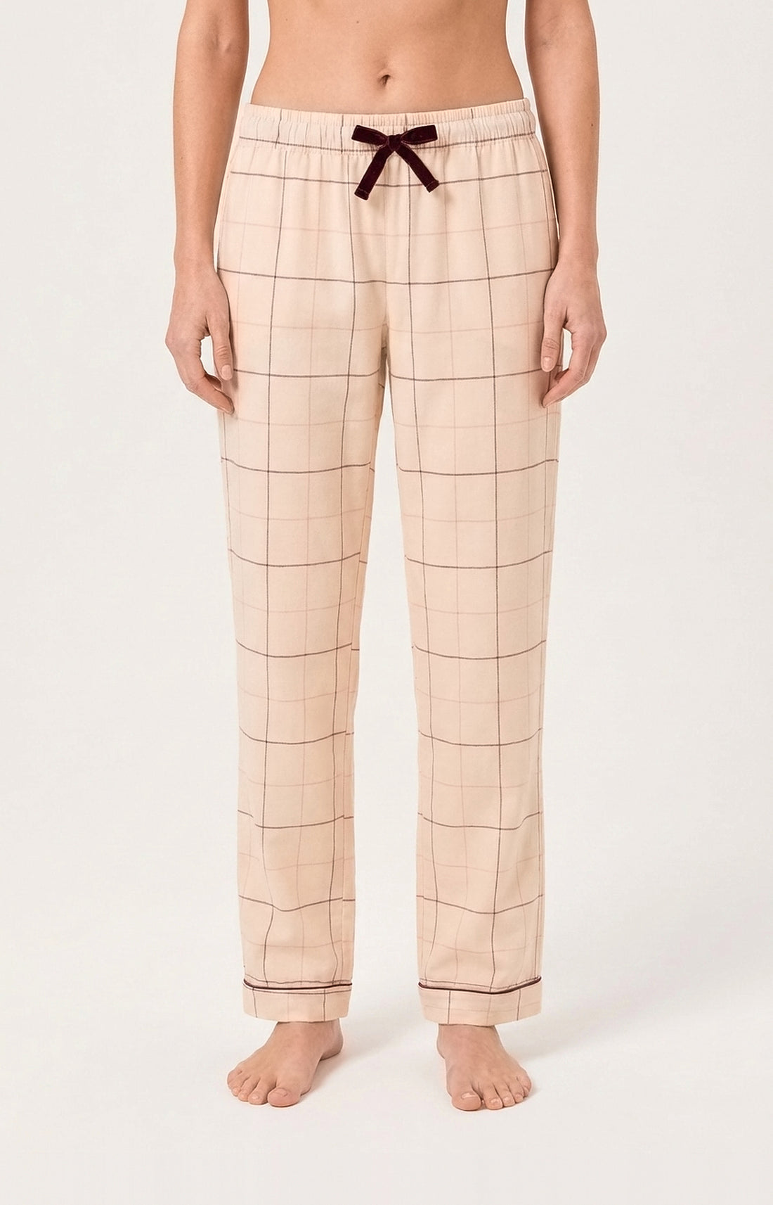Pantalon en flanelle de coton - Magnolia